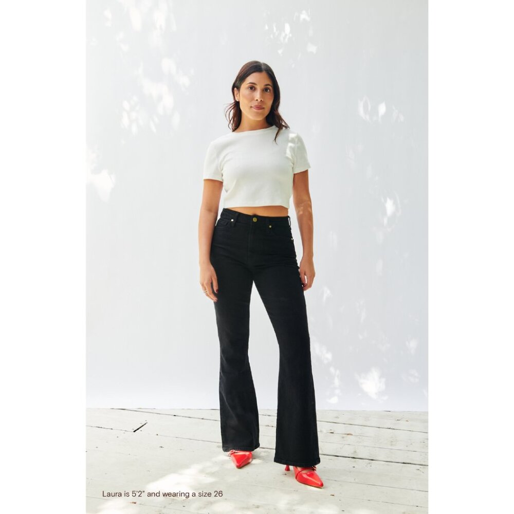 Nelle Atelier - Petite High Waisted Flare Jean